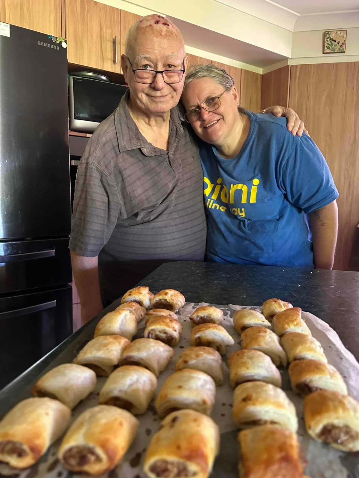 Vanessa’s homemade sausage rolls