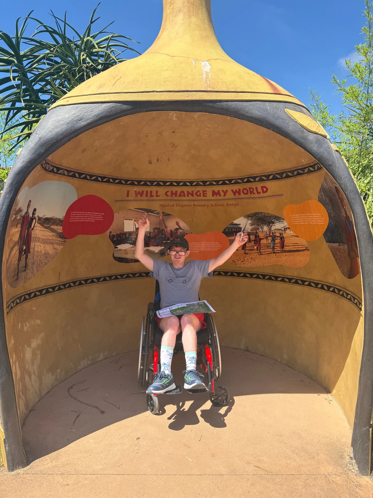James exploring Sydney