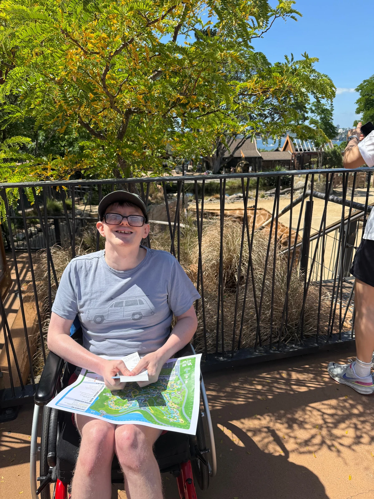 James enjoying a day out in Sydney