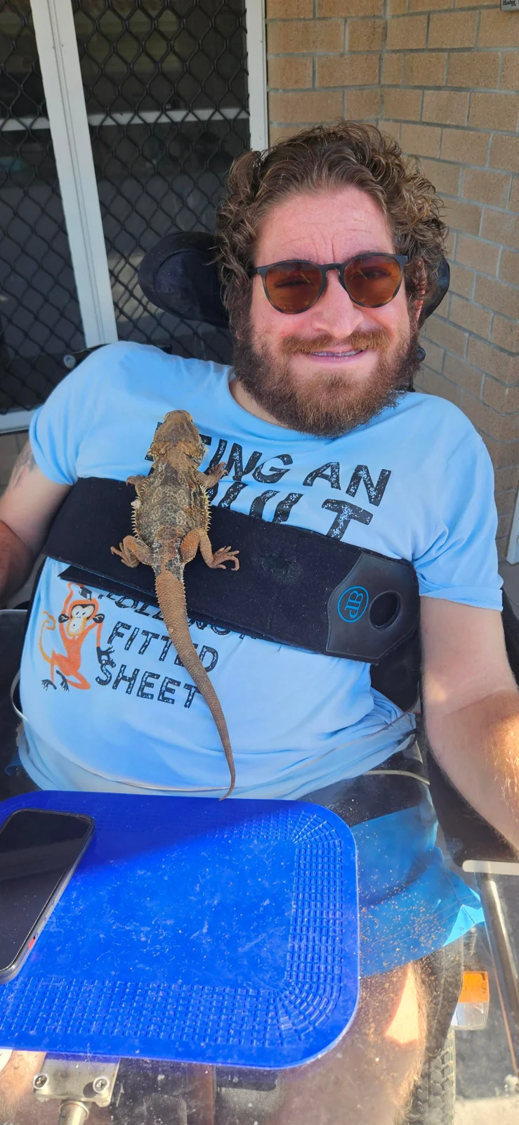 Jack and his lizard
